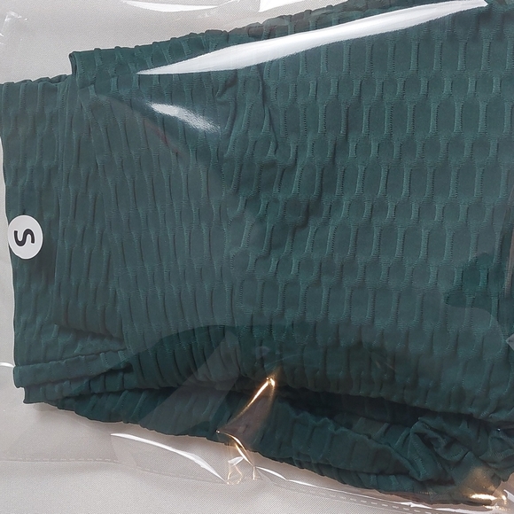 Leggings women's anti -cellulite Green size S - Picture 6 of 9